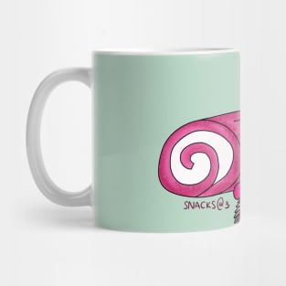 Yule log in PINK Mug